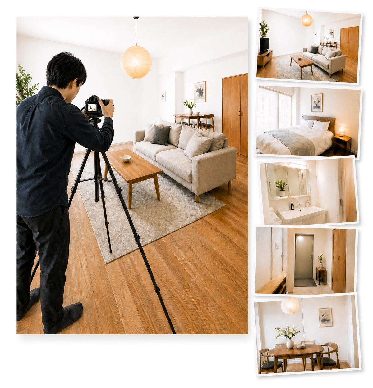 写真撮影の実物イメージ