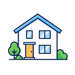 戸建てのイラスト
