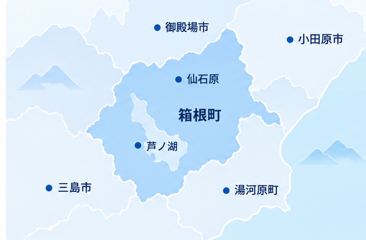箱根エリア対応マップ