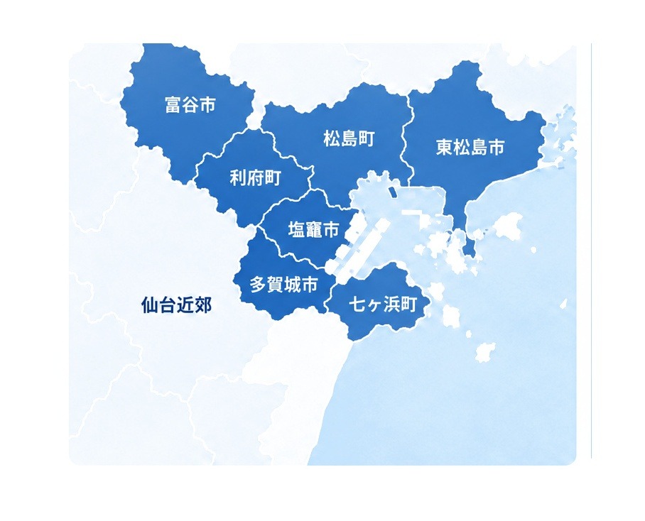 松島エリア対応マップ