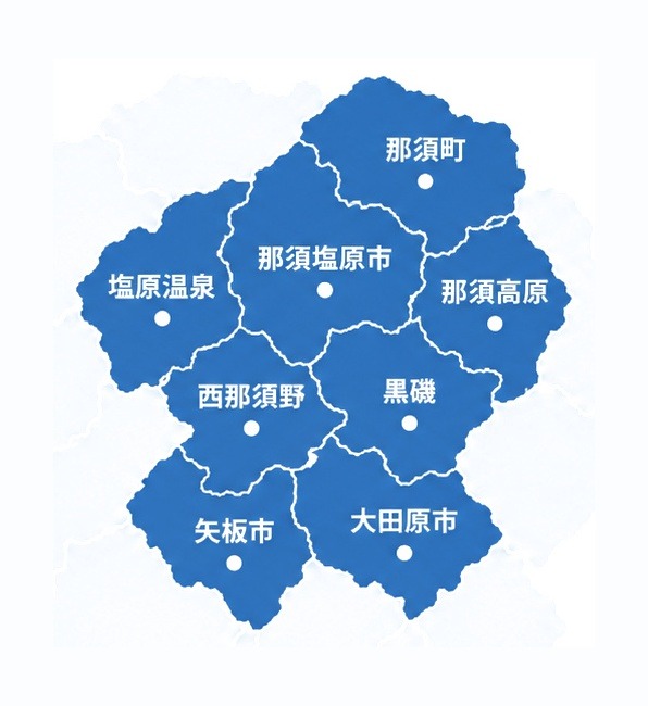 那須高原エリア対応マップ