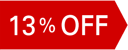 13%off